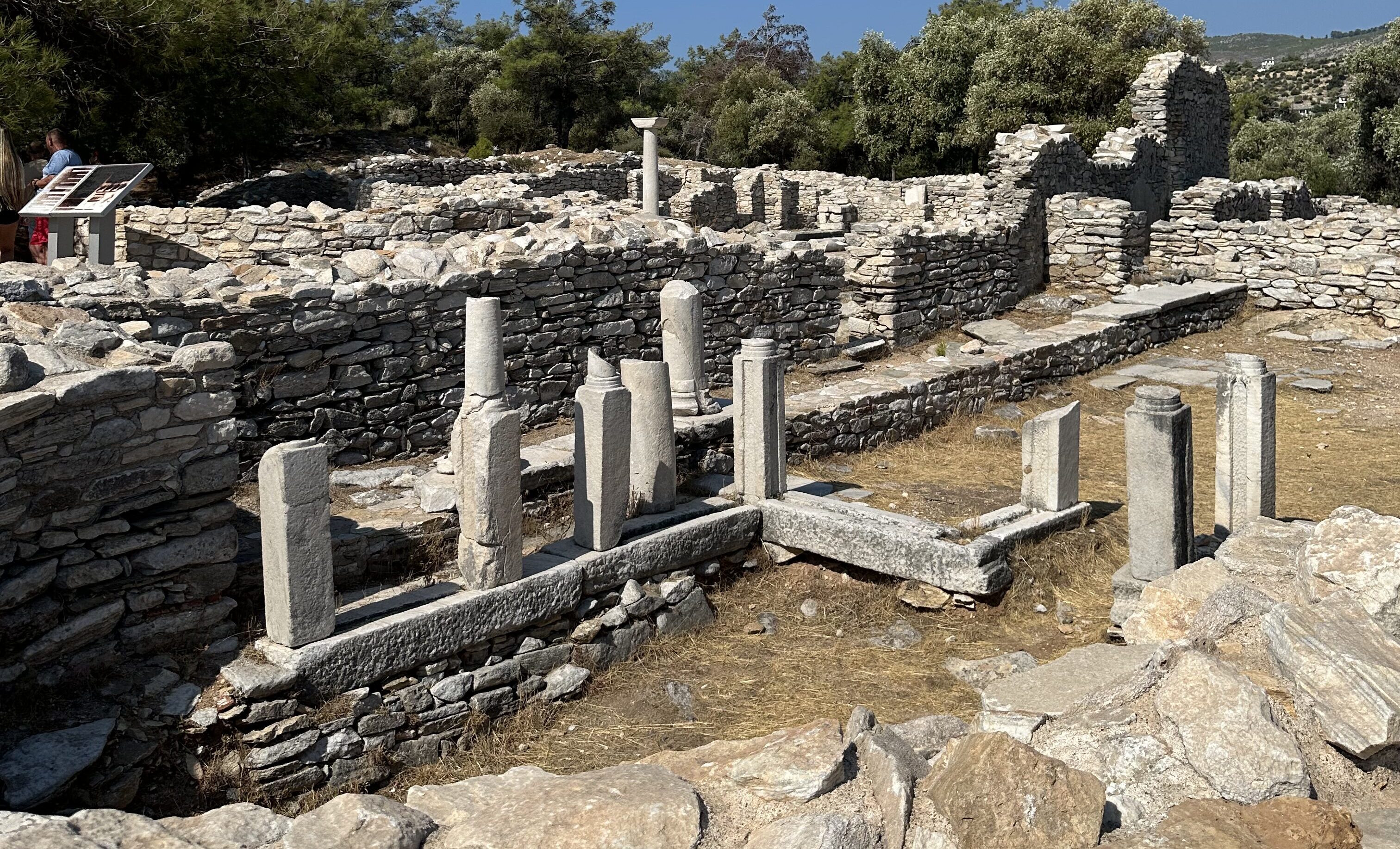 Alyki Archaeological Site in Thassos