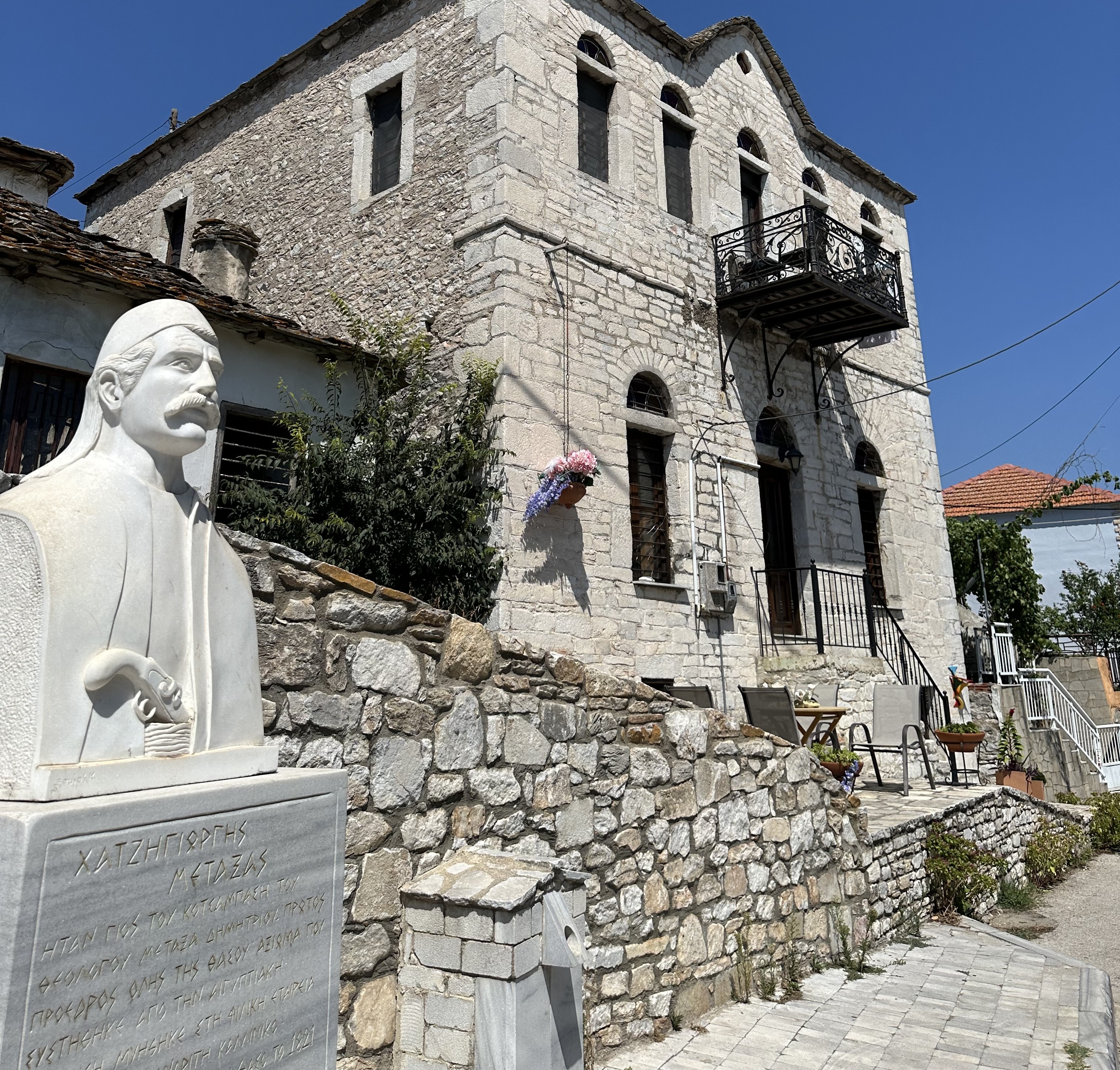 Traditional village of Theologos in Thassos