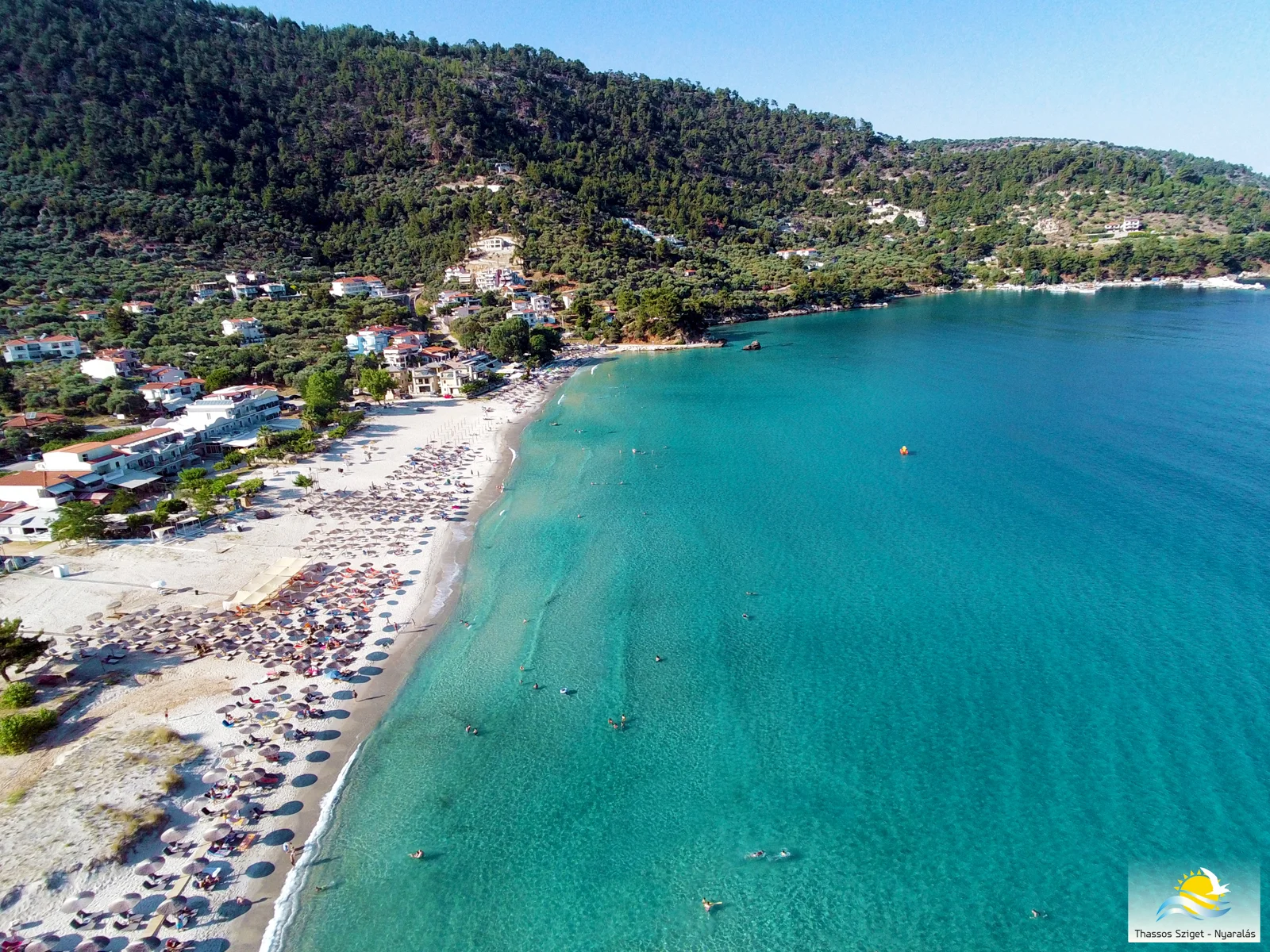 Golden Beach in Thassos