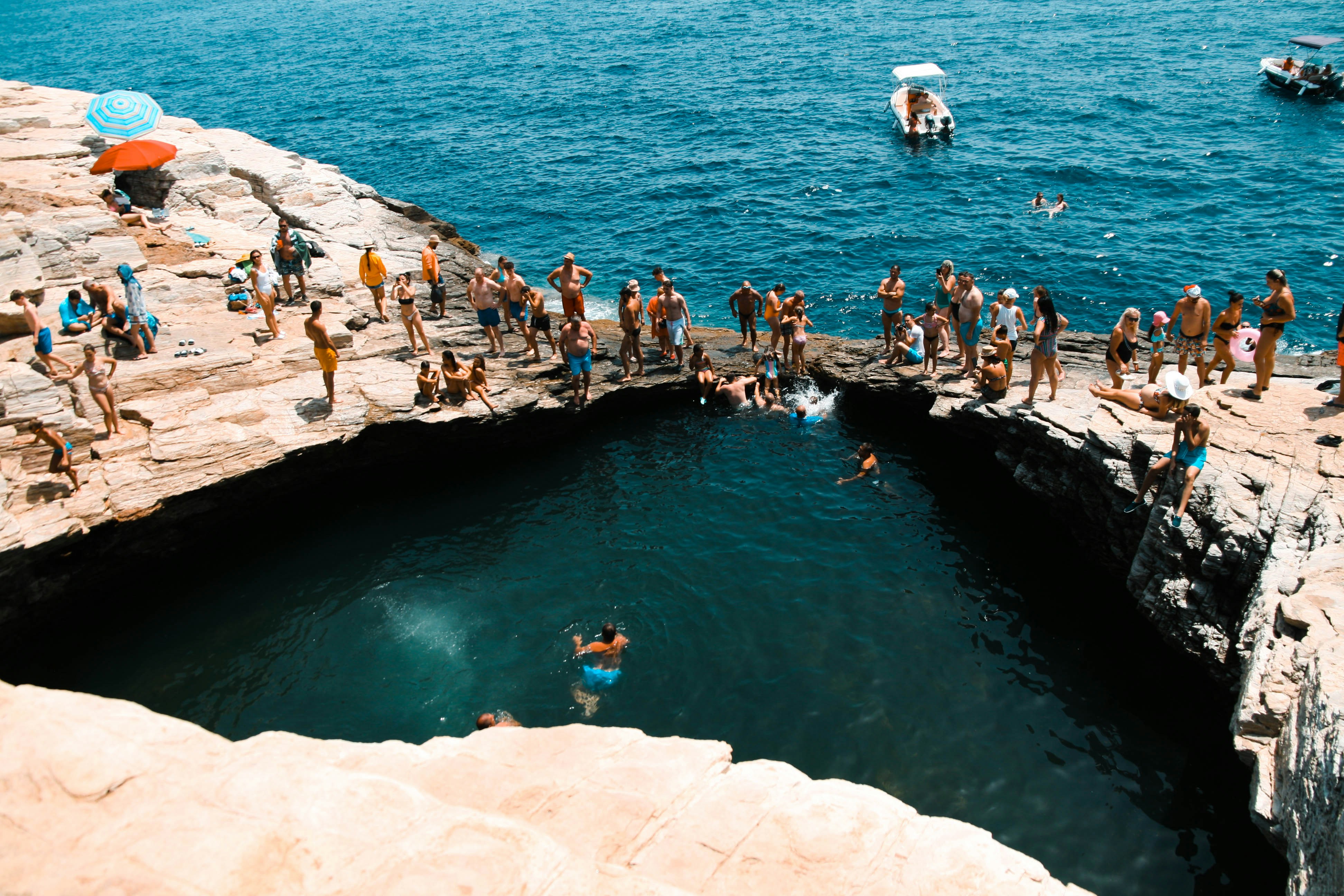 Giola natural lagoon in Thassos