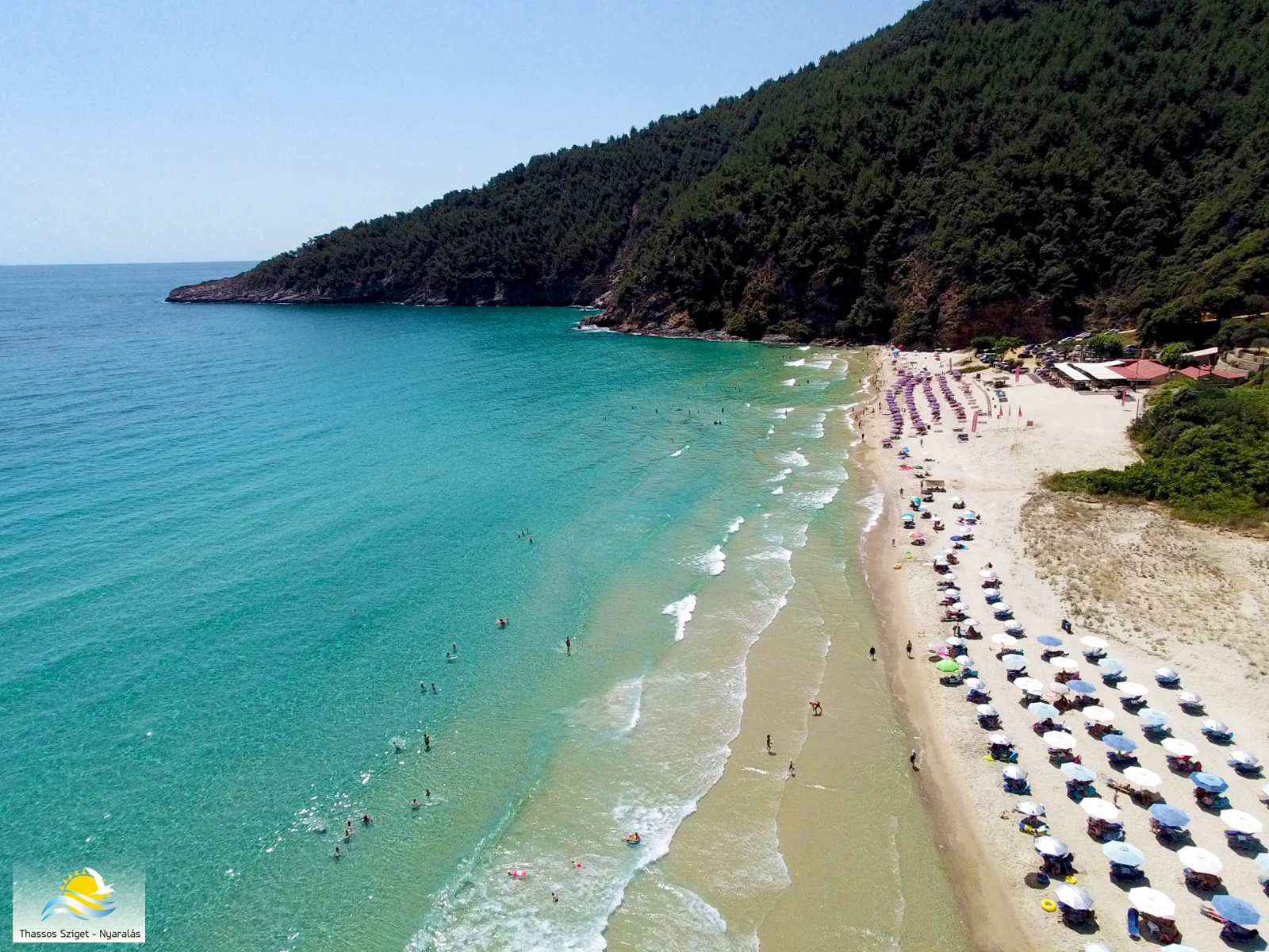 Paradise Beach in Thassos